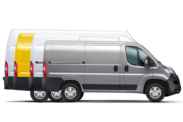 Vier Längen und drei Höhen bietet Opel für den Kastenwagen an, außerdem Doppelkabinen- und Fahrgestell-Varianten