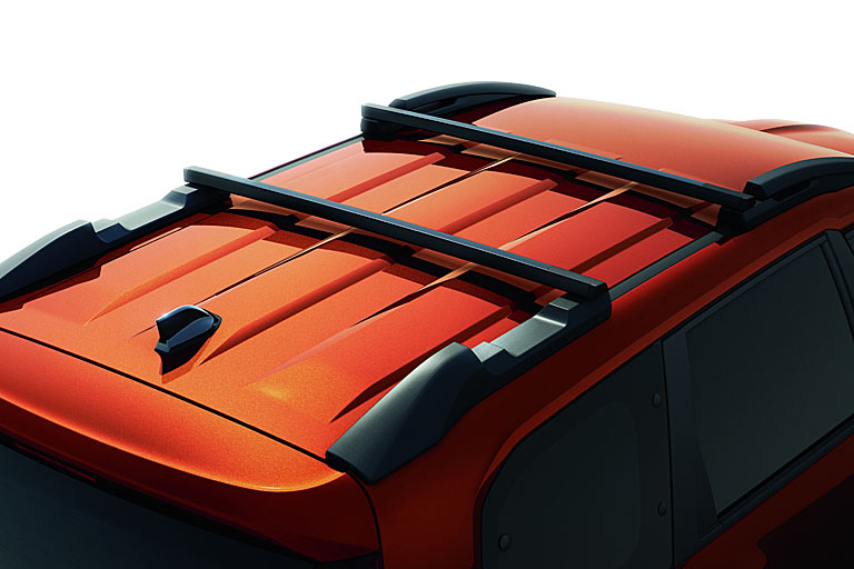 ... in einen Dachgepäckträger mit 80 Kilogramm Traglast verwandeln. Je nach Variante ist sie ganz oder teilweise schwarz ausgeführt