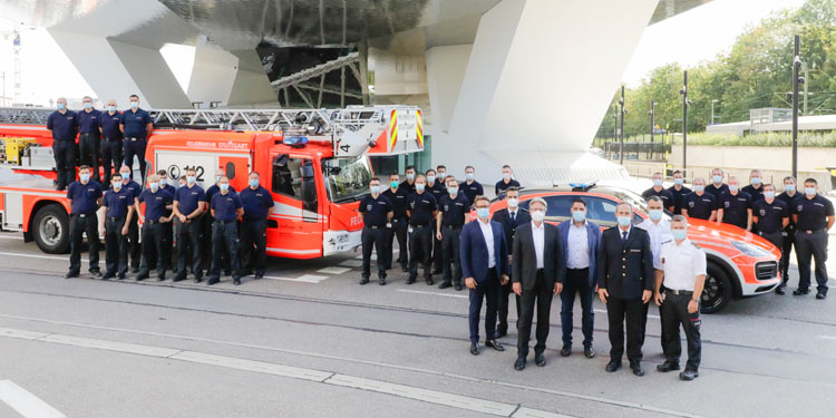 Porsche gründet Werkfeuerwehr in Stuttgart