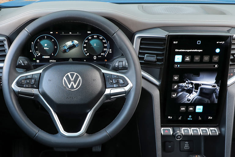 Die Heizungsbedienung erfolgt über den Screen und ist demzufolge nicht blind möglich