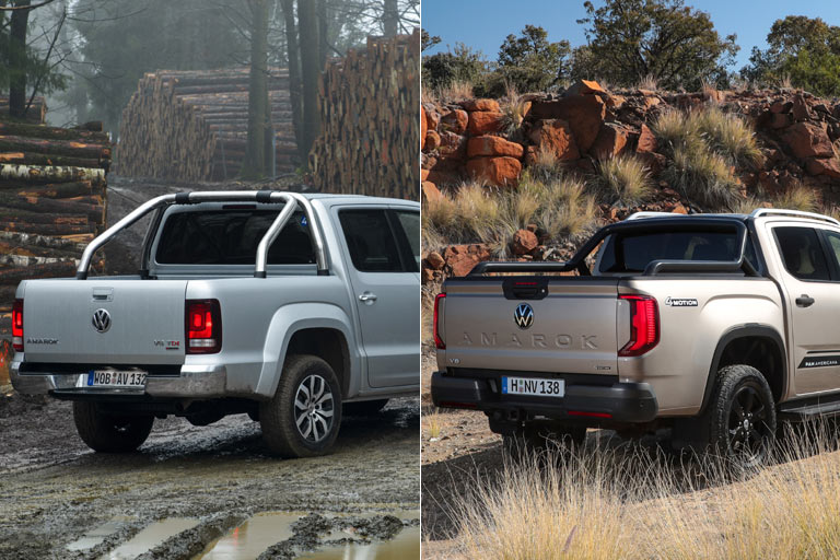 Am Heck hat die neue Variante optisch klar gewonnen