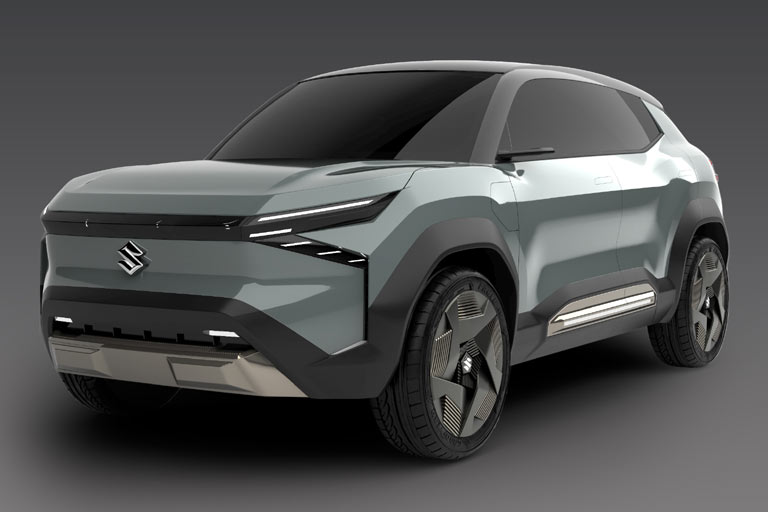 Es gibt einen Ausblick auf das erste Elektroauto der Marke. Der Auftritt ist kompakt, bullig und eher nicht markentypisch