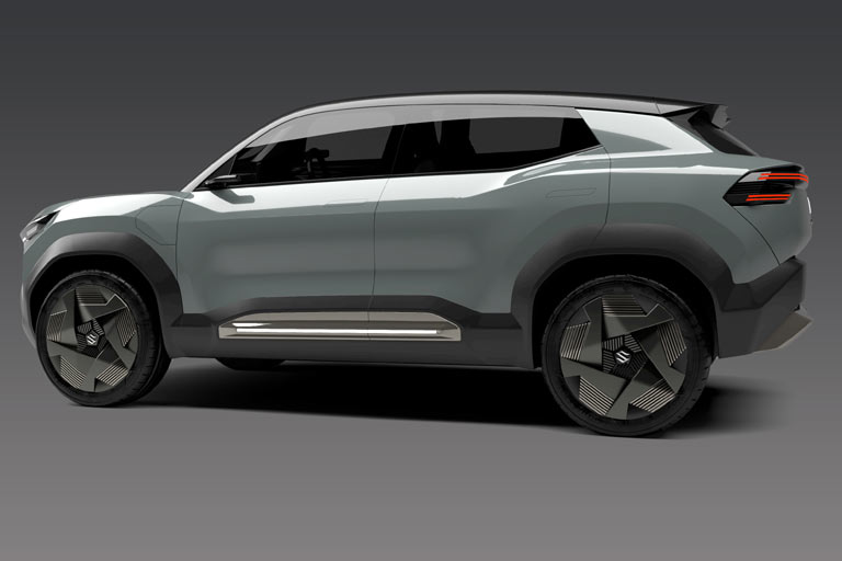 Kamera-Außenspiegel, bündige Türgriffe und geschlossene Räderdesigns sorgen für wenig Luftwiderstand