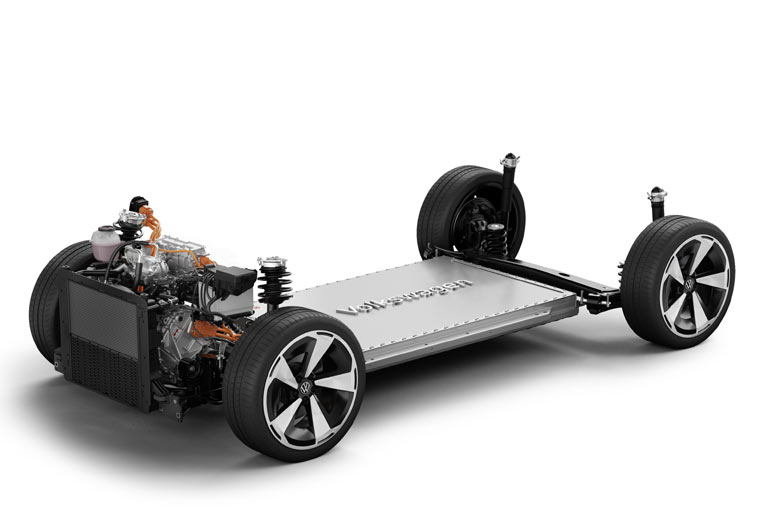 Als Basis dient der sog. MEB Entry, der anders als der normale MEB auf Frontantrieb ausgelegt ist &ndash; mutig bei einer geplanten Leistung von 226 PS