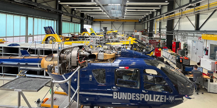 ADAC wartet Bundespolizei-Hubschrauber