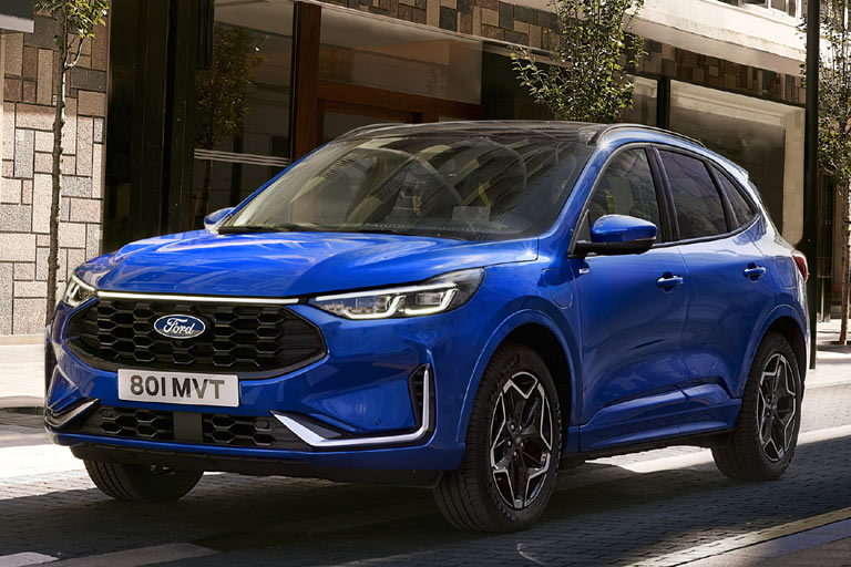 Noch einmal der ST-Line: So wie uns der neue VW Tiguan III ein bisschen an den Kuga erinnert, hat das neue Kuga-Tagfahrlicht Ähnlichkeit mit dem des Tiguan II (Facelift)