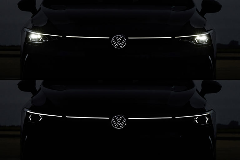 Lichtleiste und Logobeleuchtung sind auch bei reinem Tagfahrlicht aktiv