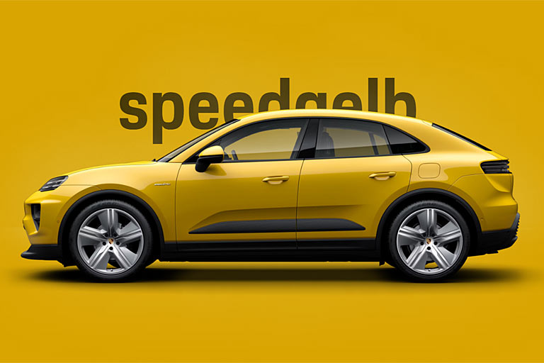 Zum Schluss noch einmal der neue Macan in der Individualfarbe post-, pardon, speedgelb. Like <3!