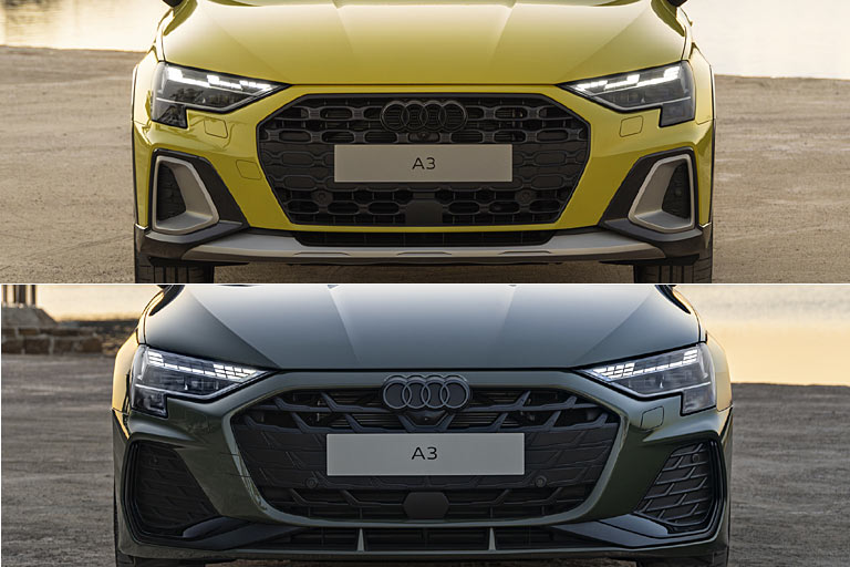 Der Allstreet trägt auch einen schmaleren und etwas höheren Grill und natürlich eine modifizierte Schürze