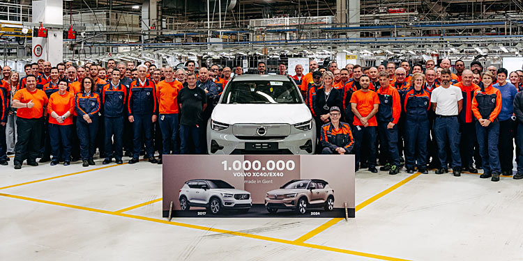 Volvo feiert XC40/EX40-Produktionsjubiläum