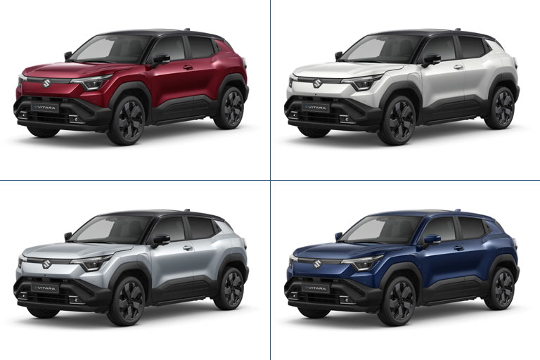 Eine Launchfarbe gibt es nicht. Vermutlich wird Entwicklungspartner Toyota einen Ableger des e Vitara auf den Markt bringen