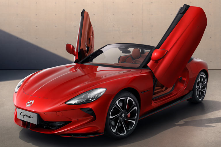 Gestatten, MG Cyberster. Der erste in Serie gefertigte elektrische Roadster kommt nicht von Mercedes, Alfa oder Mazda, sondern von MG aus China