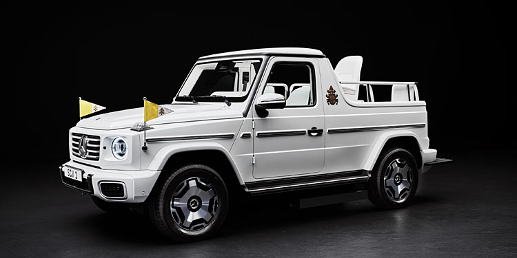 Vatikan: Das neue Papamobil ist erstmals elektrisch