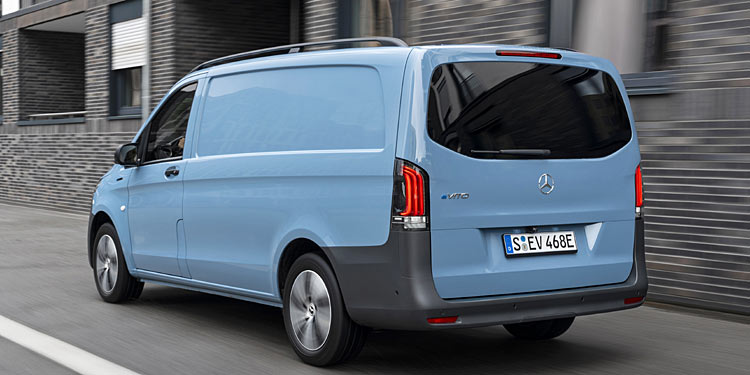 Mercedes eVito: Mehr Akku, mehr Power