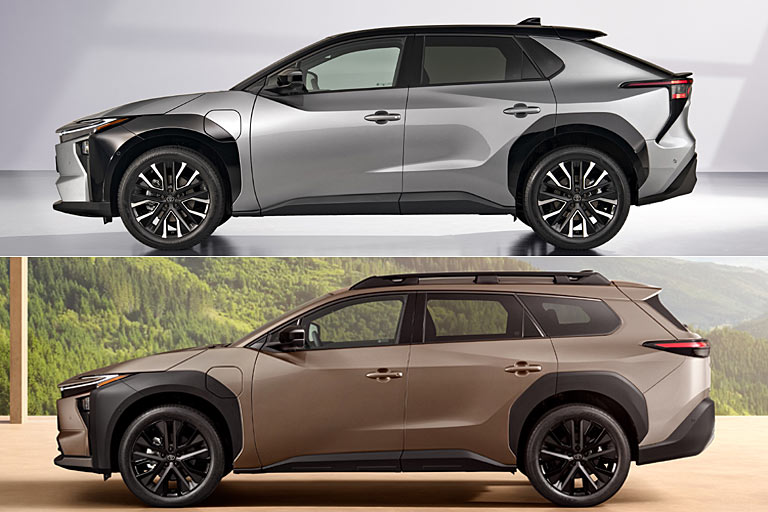 bZ4X und bZ4X Touring im Vergleich. Welchen Aufpreis Toyota kalkuliert, ist noch nicht bekannt