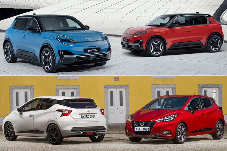 Rein optisch ist die sechste Micra-Generation dem 2022 eingestellten Vorgänger (Bild: Vor-Facelift 2019) meilenweit voraus
