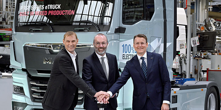 MAN startet Serienfertigung von Elektro-Lkw