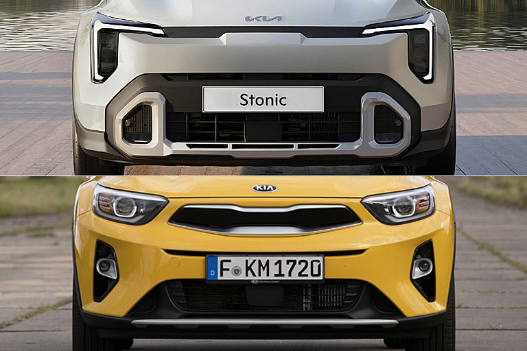 Auch außen kann das bisherige Modell (hier noch mit altem Markenlogo und Tagfahrlicht) nicht mithalten