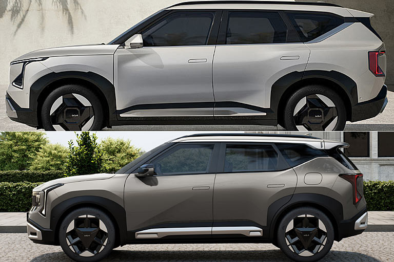 ... ist aber eine Ecke kleiner als der ähnlich gestylte EV5