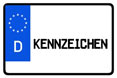 Kfz-Kennzeichen | Bild: © Fotolia/Bachert, Fotolia/Falco